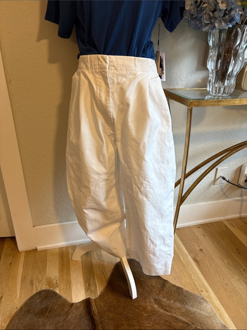 Banana Republic White Wide Leg Pants